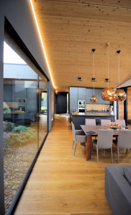 CLT rodinný dům, Molnár Peráček. Foto