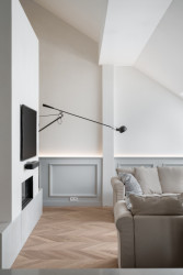 Interiér bytu v Praze na Vinohradech od studia BekArch