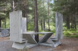 Jensen & Skodvin Arkitekter, Odpočívadlo Liasanden. Lokace: NTR, Sognefjellet 1997 - foto