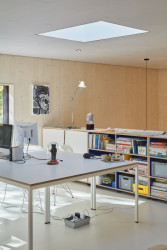 Pohled do pracovny (Dům v Davli, 0,5 Studio)