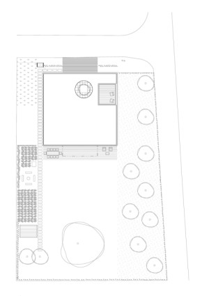 Situace (Rodinný dům Polanka nad Odrou; bydloarchitekti)