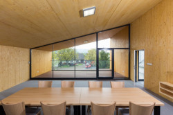 Nástavba hasičské zbrojnice v Palkovicích, Kamil Mrva architects, foto