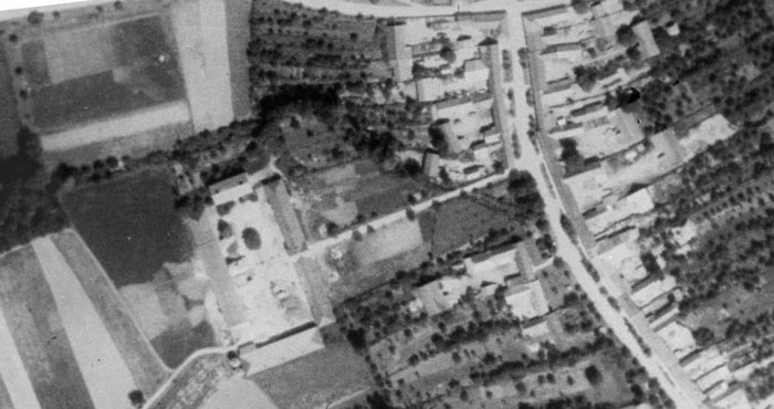 PROKŠ PŘIKRYL ARCHITEKTI, Zázemí biotopu v Honěticích u Kroměříže, situace (1950) – foto