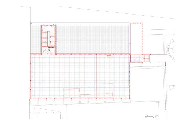 Škola v Barceloně od Harquitectes, půdorys