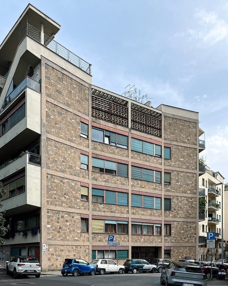Vincenzo Monaco, Amedeo Luccichenti (spolupráce Julio Lafuente) – Palazzina, 1953-1955. Ulice: via Fratelli Ruspoli