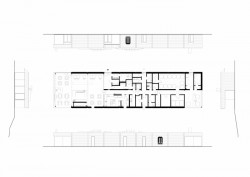 Minipivovar Most, ADR / Aleš Lapka, Petr Kolář, půdorys 1NP a pohledy