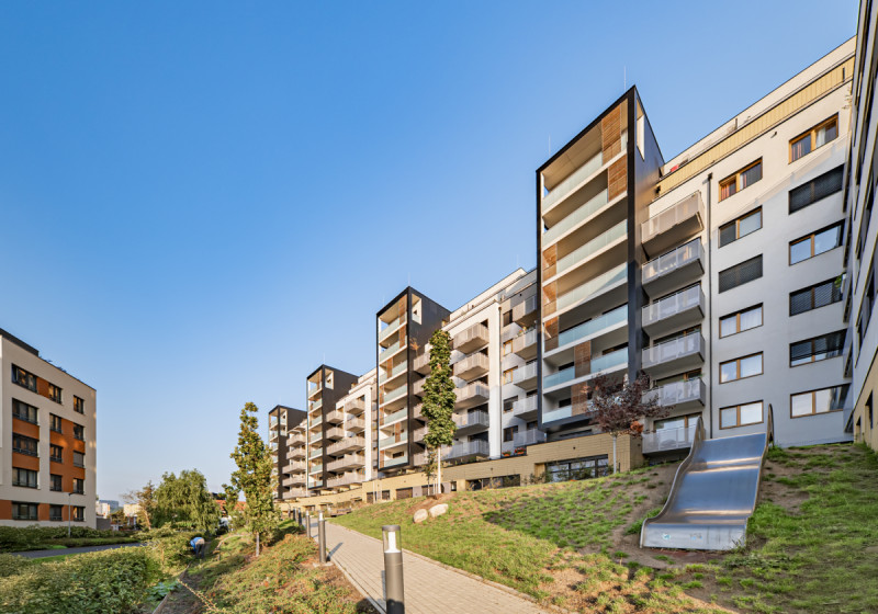 Bytový soubor Bohdalecké kvarteto od ateliéru PS Architekti.