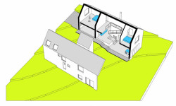 Mjölk architekti, Dům pro Markétku - hmota