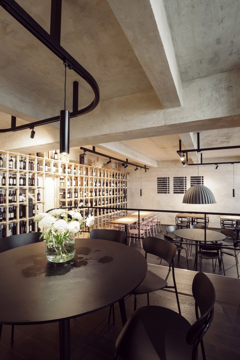 Vinotéka Vicino DiVino v Brně od edit! architects