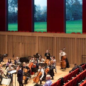 Nová budova hudební katedry, Eric Parry Architects, Wells, Foto