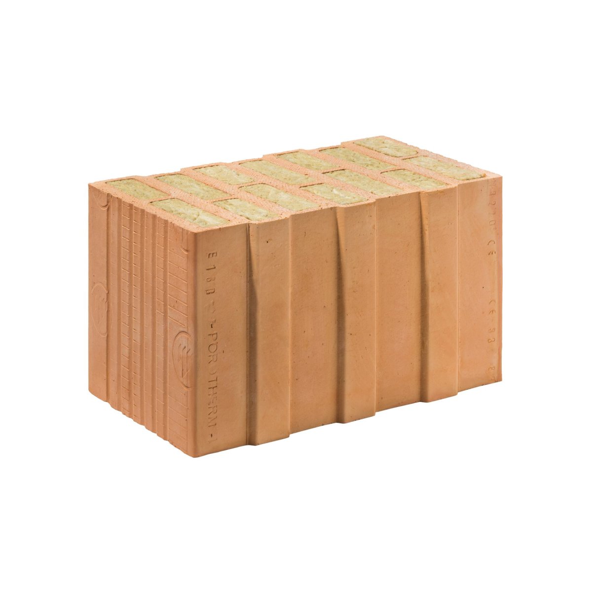 Cihla Porotherm T Profi od wienerbergeru je plněná minerální vatou.