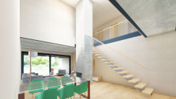 Na předměstí desetitisícového západočeského města roste moderní rodinný dům. Za jeho architekturou stojí Petr Sladký, projekční část zajistila kancelář AW Projekt. (na obrázku vizualizace)