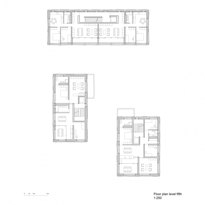 Buzzi Studio di Architettura, Cà Bugnada, půdorys 5. NP – foto
