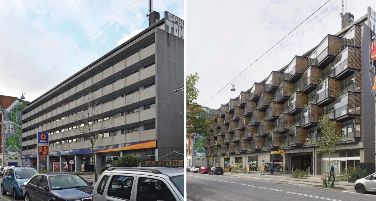 Renovace bytového domu v Kodani od studia Tegnestuen LOKAL