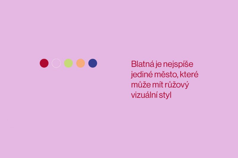 Nová vizuální identita města Blatná, Jakub Vaněk Studio. Zdroj: CZECHDESIGN&nbsp;