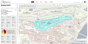 Územně analytické podklady zahrnují nejnovější data o území nebo jeho hodnotách a limitech. (na obrázku katalog lokalit Pražský hrad)