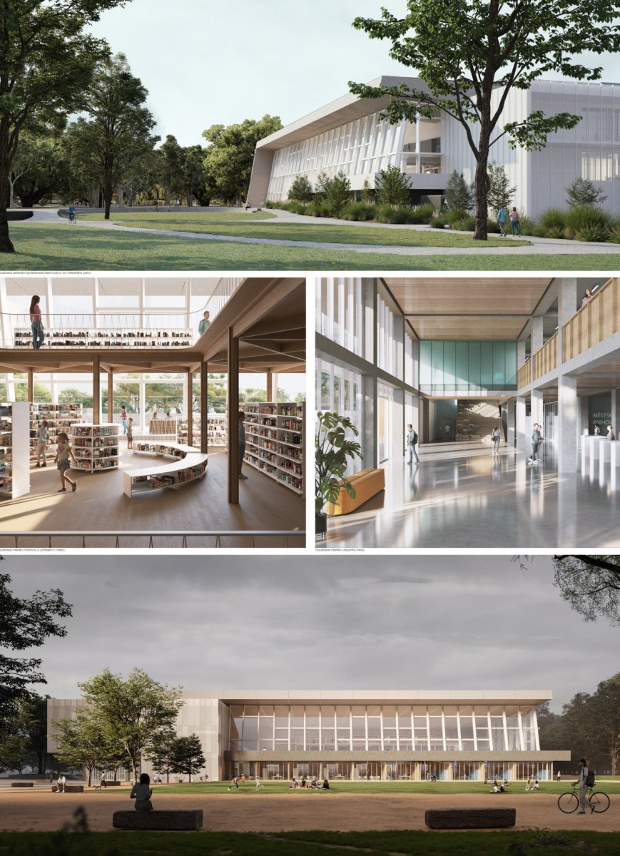 Architektonickou soutěž na proměnu chomutovských lázní na kulturně-komunitní centrum vyhrálo studio Boele