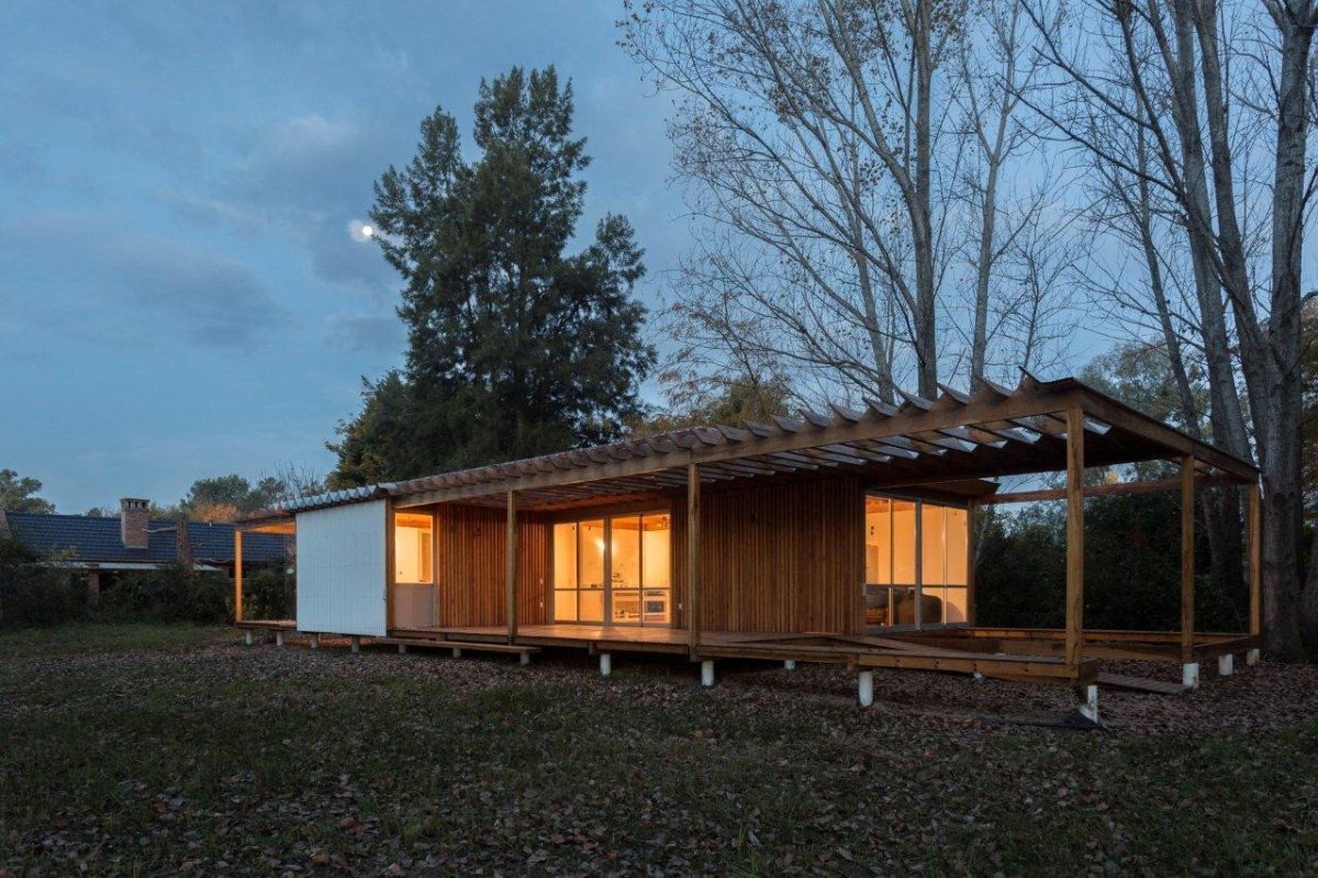 Modulární dřevostavba Casa de Madera, Estudio Borrachia