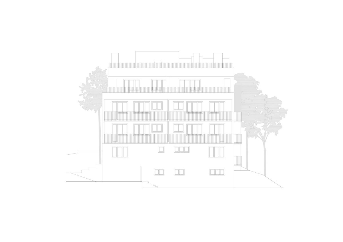 Rekonstrukce bytu a bytového domu Nový Svet, ARCHITEKTI mikulaj & mikulajová - Pohled