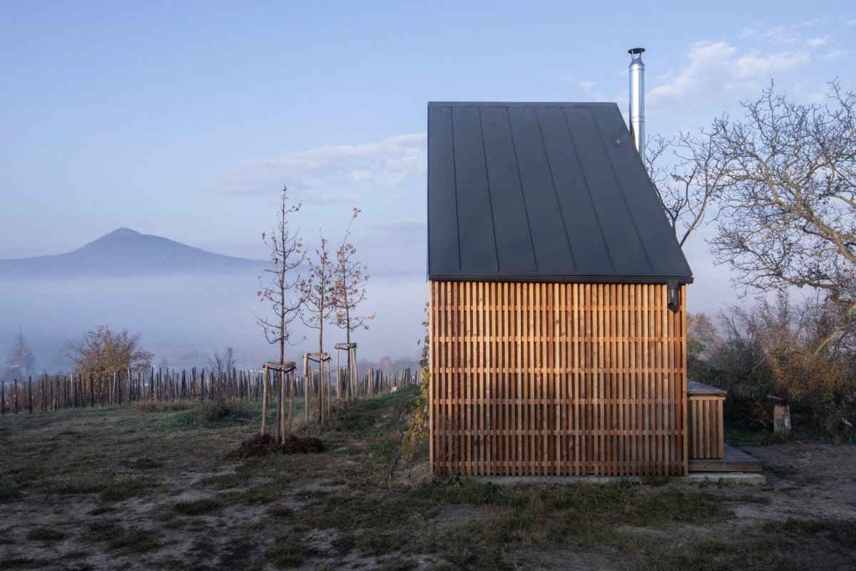 Viniční domek Velké Žernoseky od architekta Jana Žaloudka