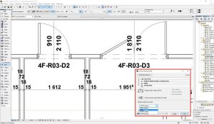 Obr. 2: ArchiCAD 19 - Program rozmístí texty směrem od kótovací čáry tak, aby byly čitelné - foto