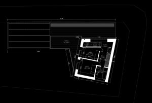 ARCHITEKTURA s. r. o., RD Braník, půdorys 2. NP - foto