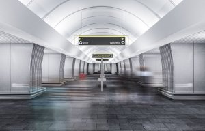Maxim Velčovský a edit! architects uspěli v graficko-výtvarné soutěži na návrh interiéru stanice metra Českomoravská