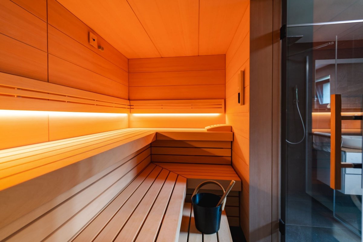 Sauna TAO designové řady Trust v privátním wellness
