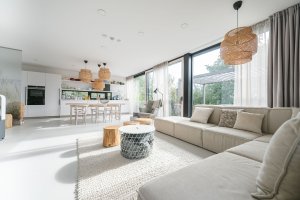Dřevostavby VESPER HOMES spojují krásnou architekturu, zdravé prostředí i příjemnou atmosféru. (Na obrázku rodinný dům v Olomouci)