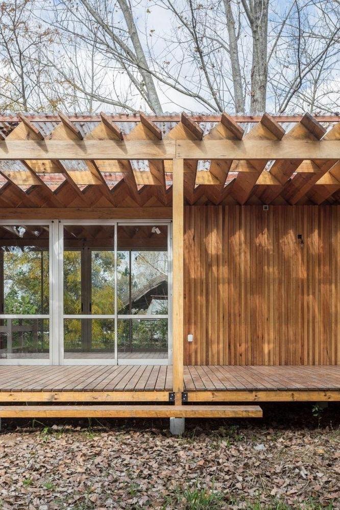 Modulární dřevostavba Casa de Madera, Estudio Borrachia