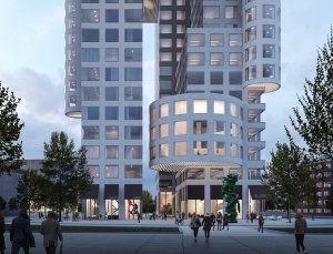 Původně architekti vypracovali návrh 2 věží o 60 patrech