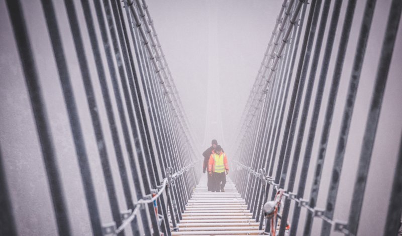 Sky Bridge 721 v Dolní Moravě