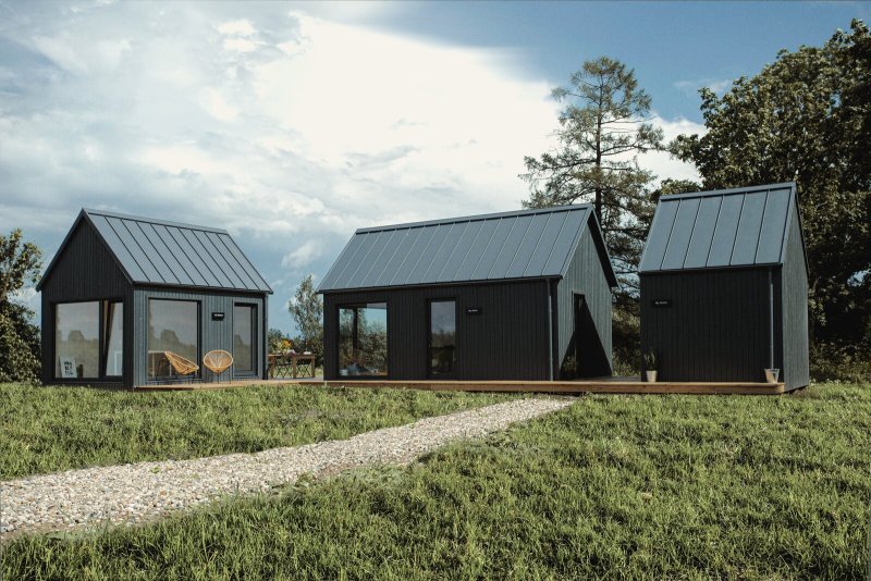 Tři typy prefabrikovaných kabin pro práci i relaxaci od společnosti My Cabin