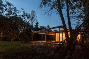Modulární dřevostavba Casa de Madera, Estudio Borrachia